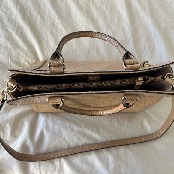 Kate Spade Croc-Embossed Satchel - Picture 6 of 7